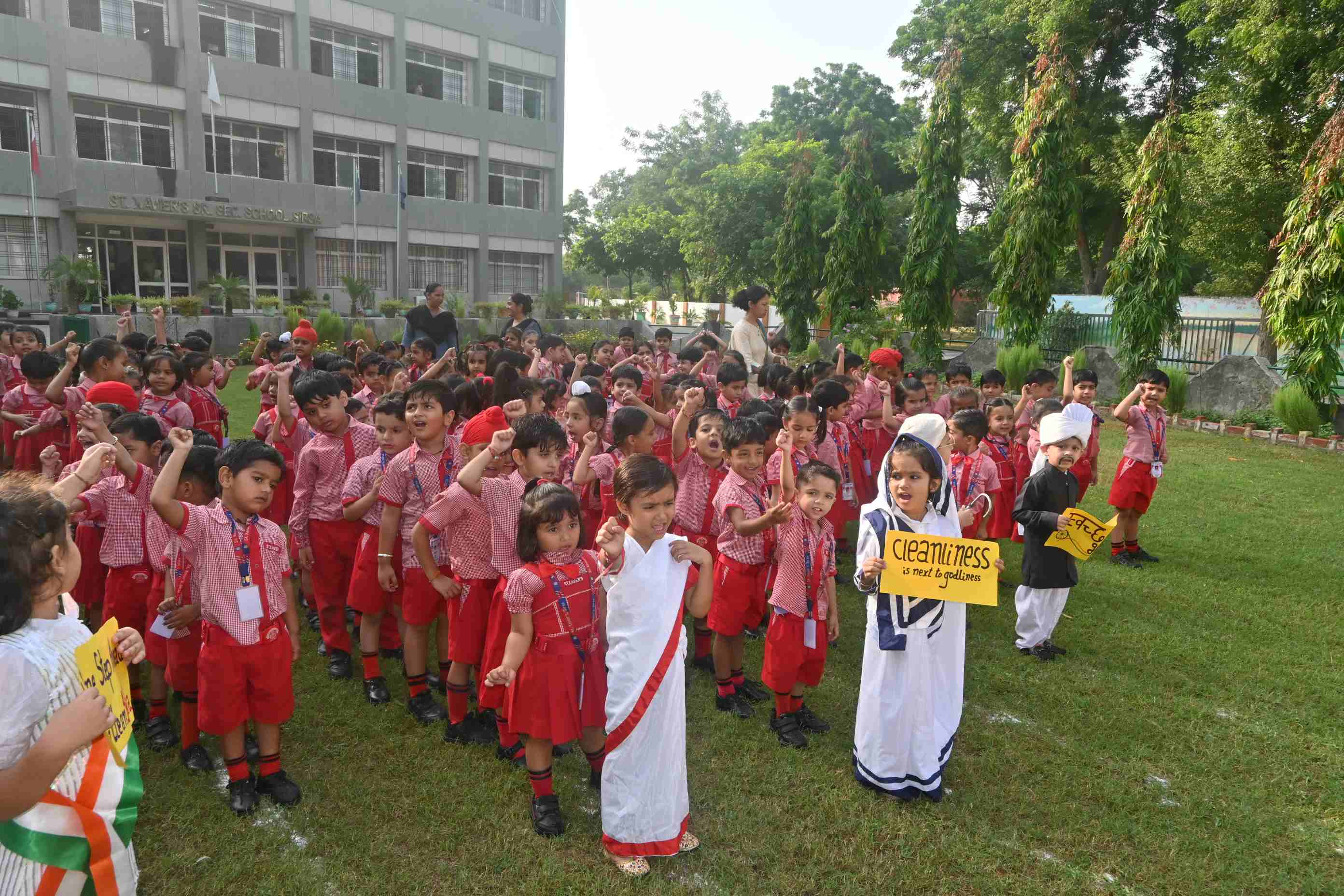 GANDHI JAYANTI CELEBRATION FOR CLASS LKG - UKG -3