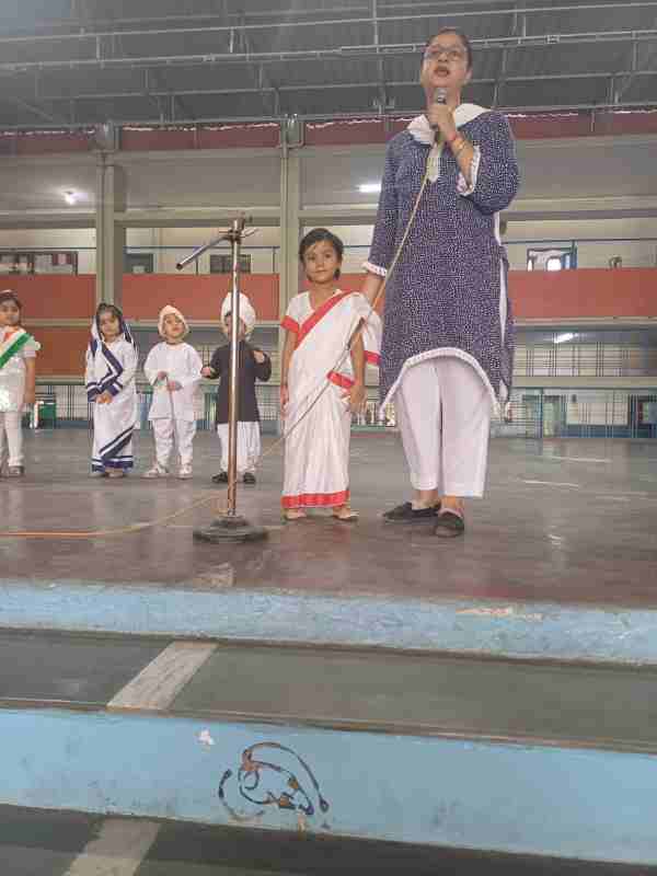 GANDHI JAYANTI CELEBRATION FOR CLASS LKG - UKG -2