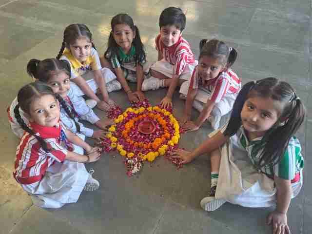 RANGOLI ACTIVITY FOR CLASS UKG -4