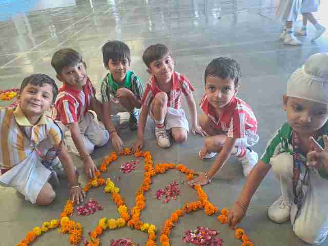 RANGOLI ACTIVITY FOR CLASS UKG -1