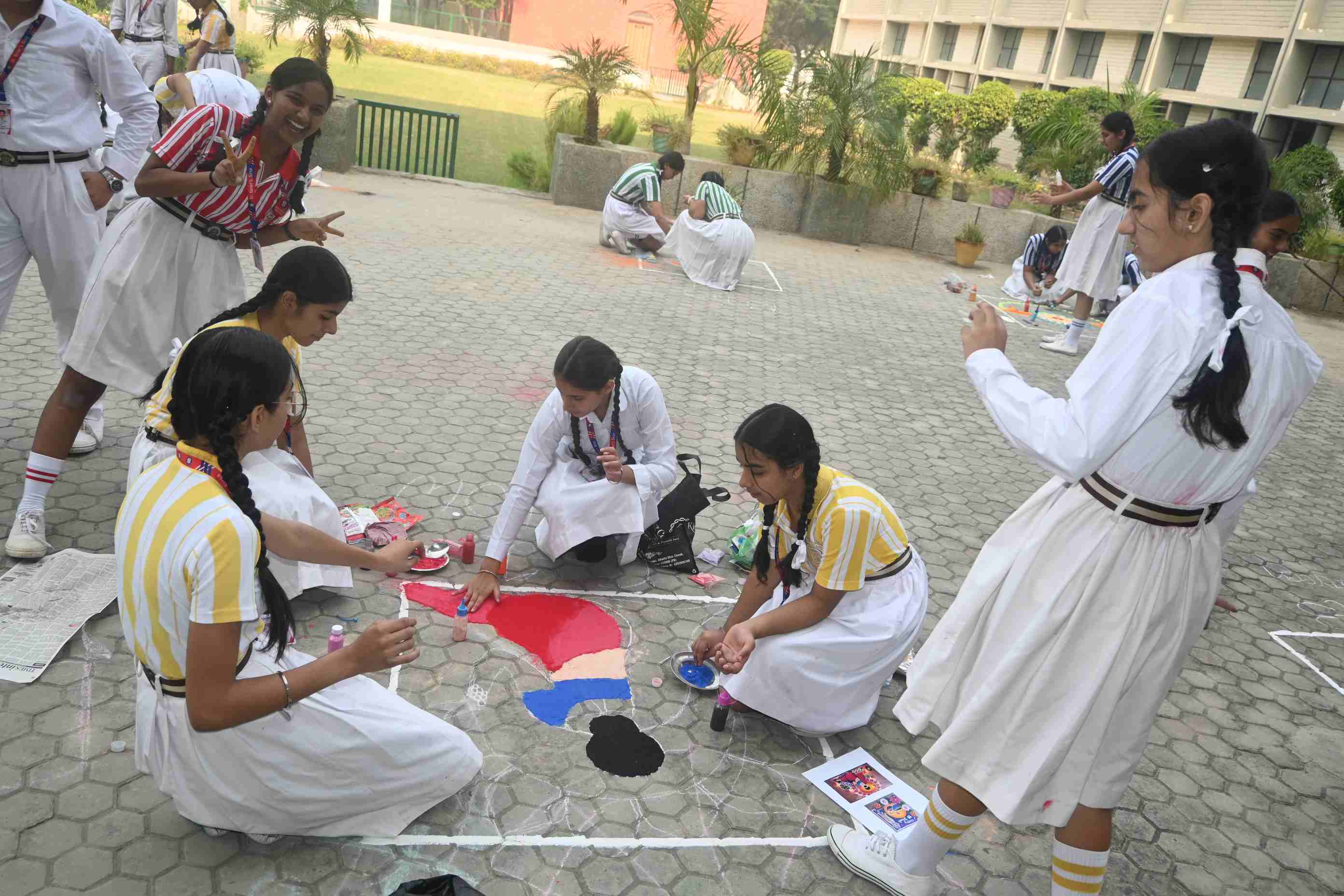 DIWALI RANGOLI COMPETITION FOR CLASS-9TH & 10TH-4