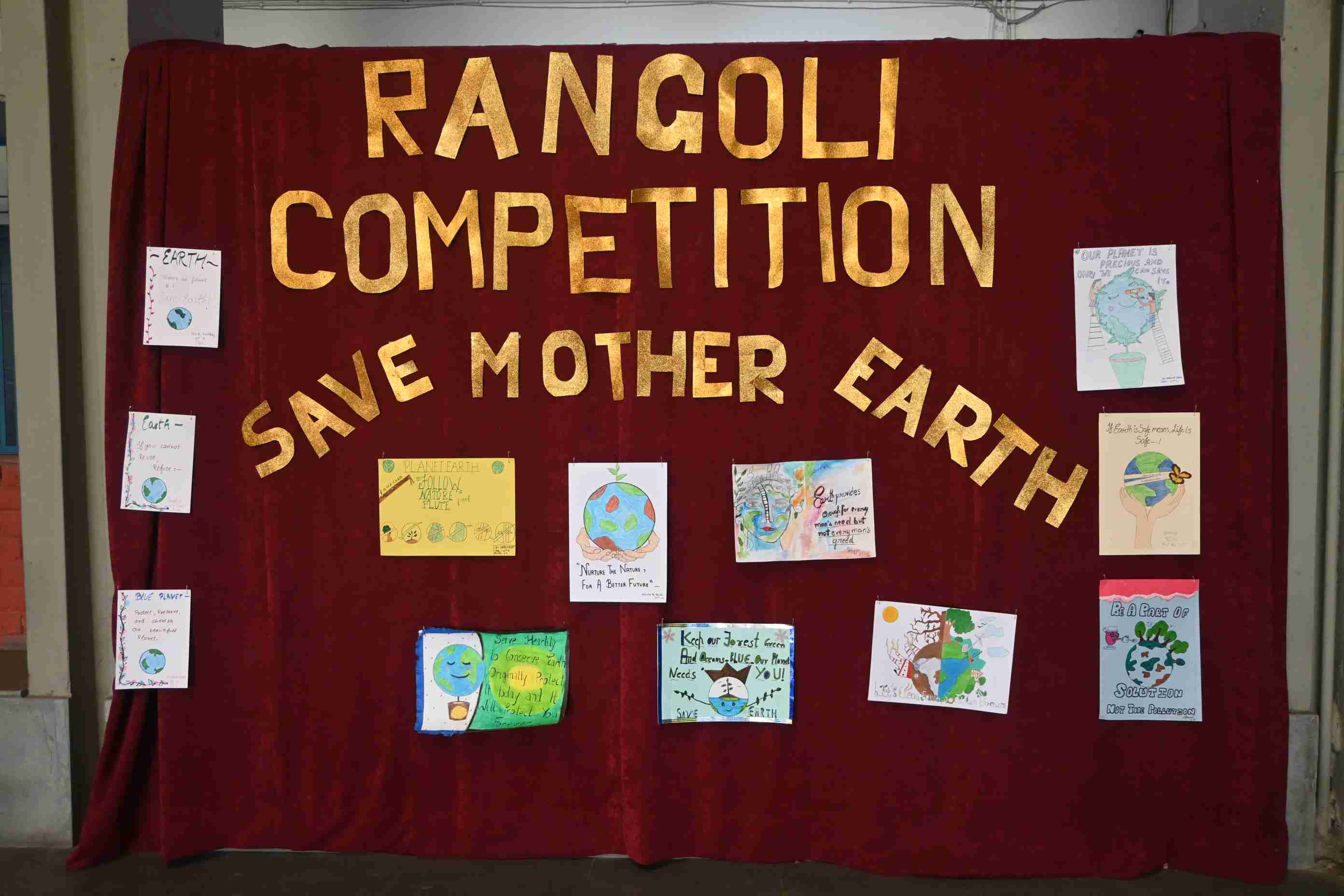 Rangoli Competition for Class 9th-9