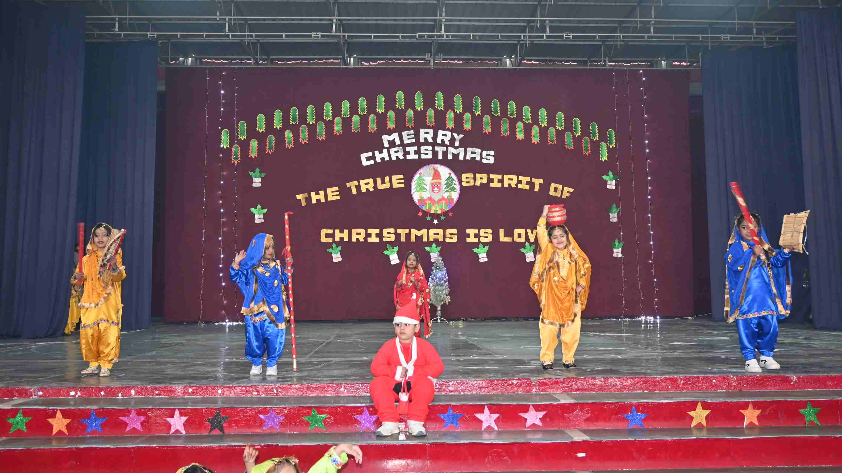 Christmas Celebration for class-LKG to 2nd-8