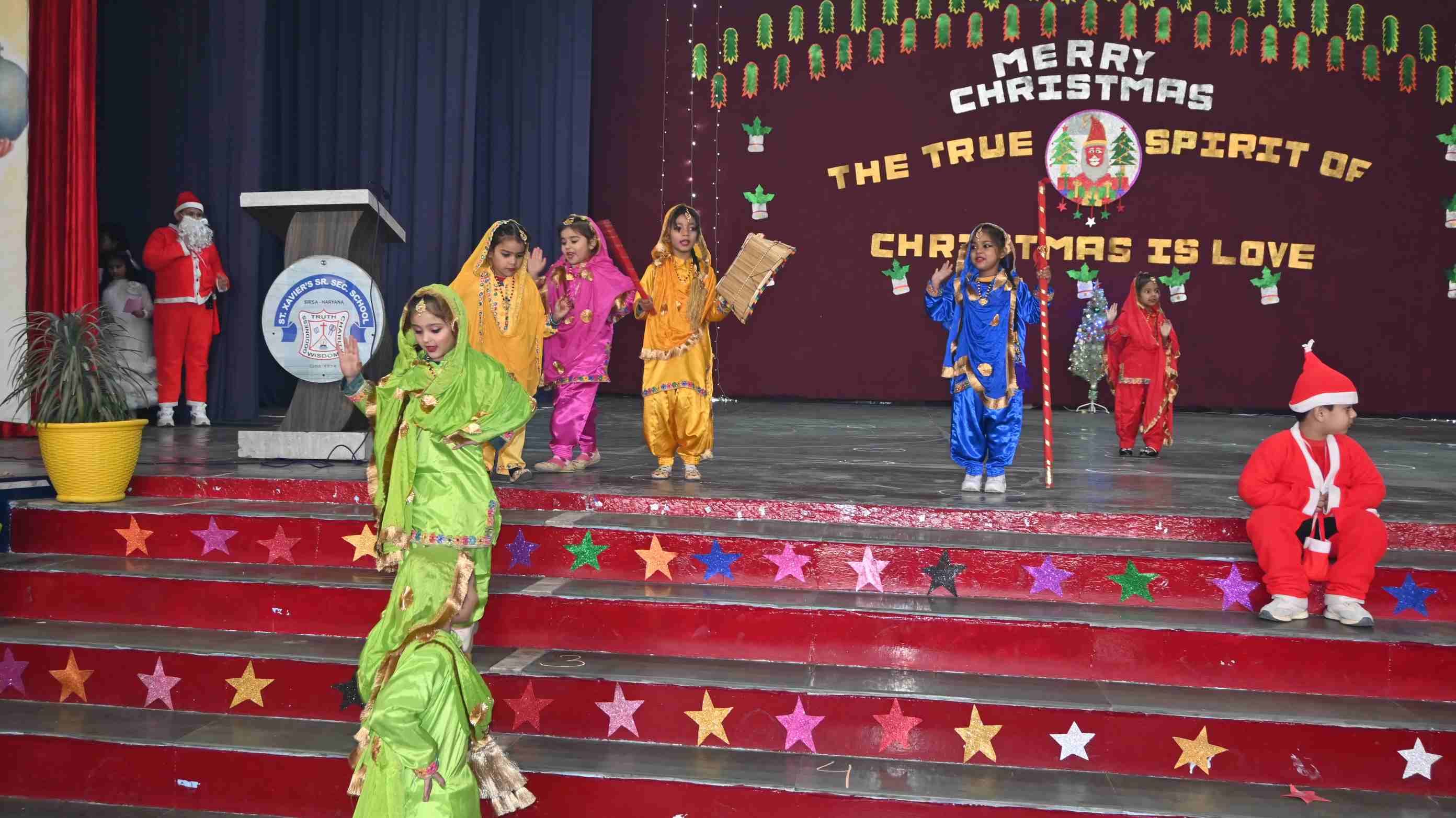 Christmas Celebration for class-LKG to 2nd-7