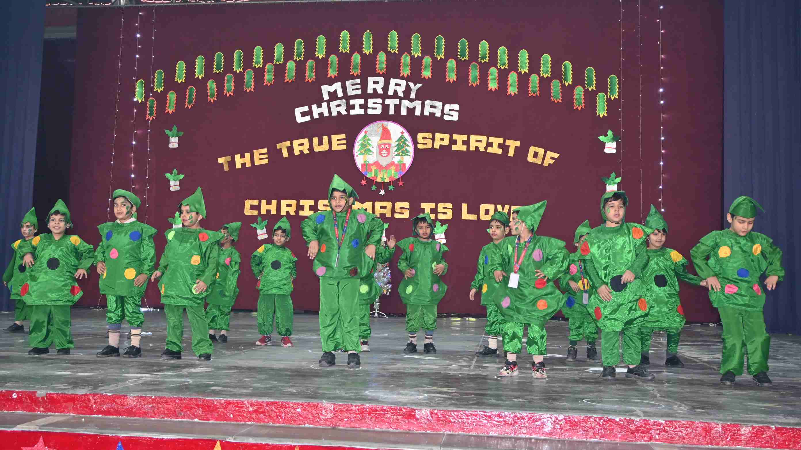 Christmas Celebration for class-LKG to 2nd-4