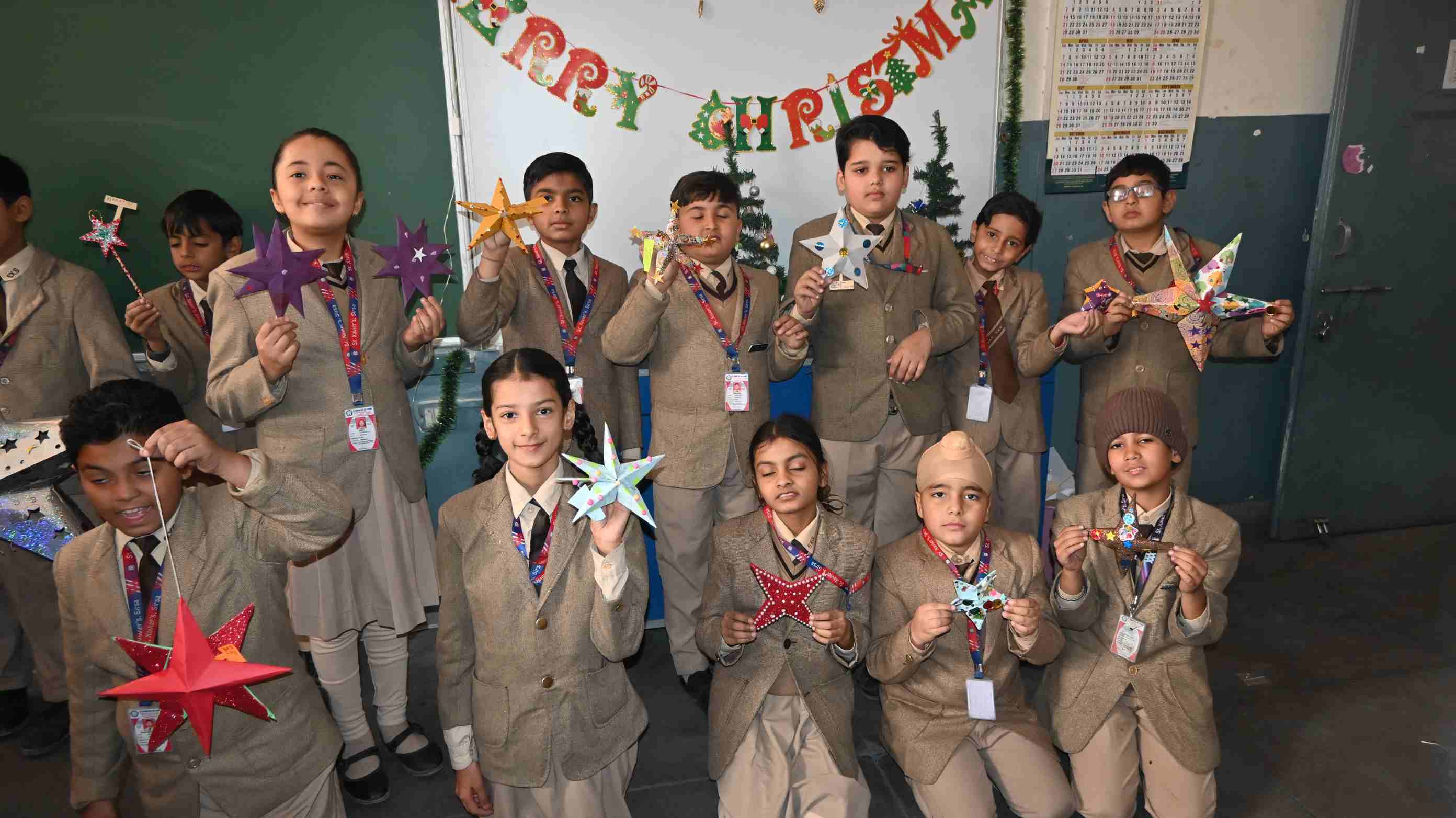  Christmas Star Making & Decoration Class-3rd & 4th-2