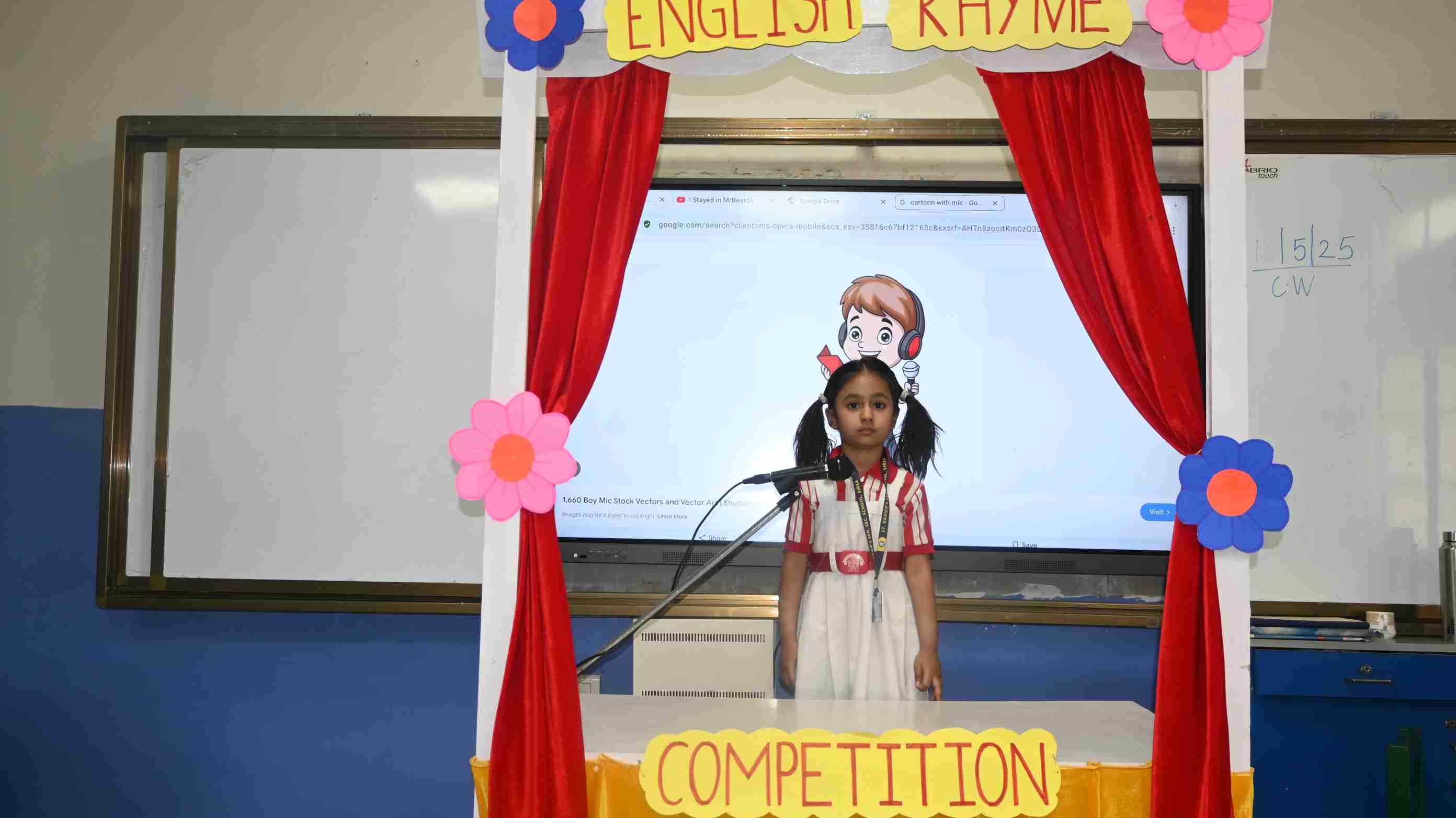 English Rhyme Competition for UKG-3