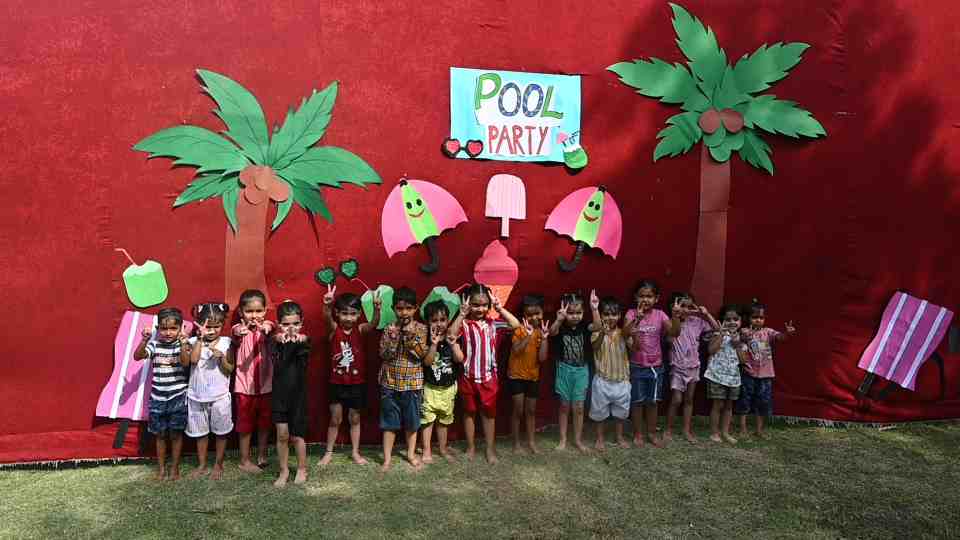 Pool Party for Class-Nursery to 1st-12