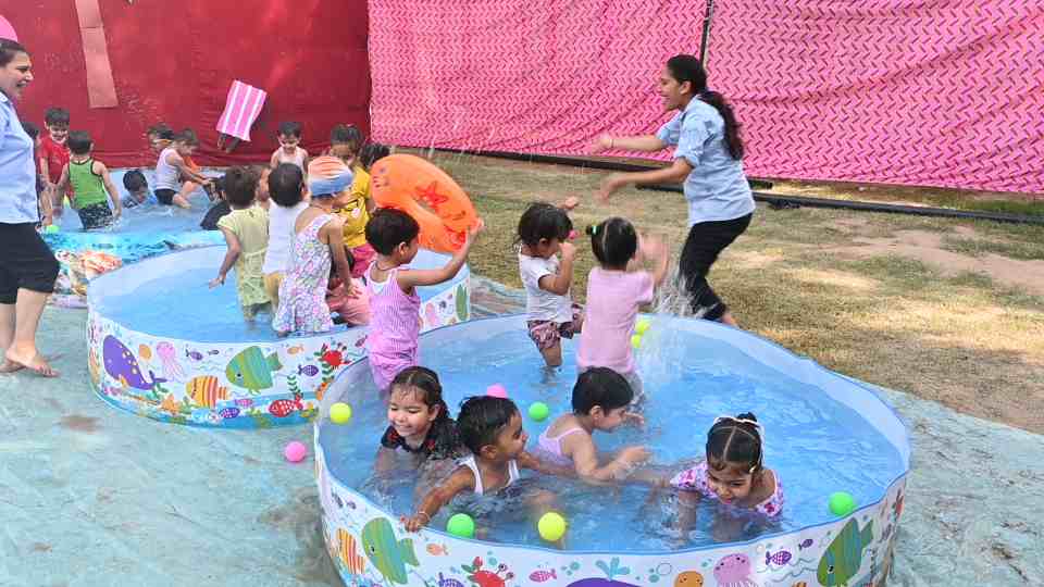 Pool Party for Class-Nursery to 1st-2