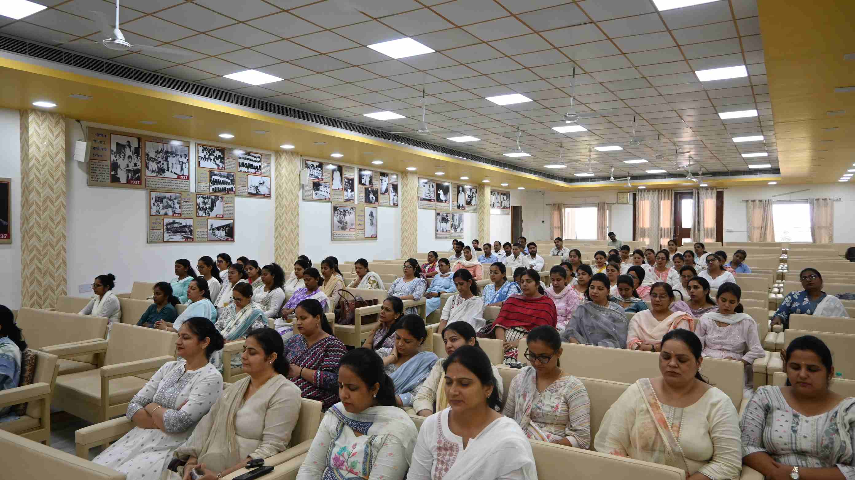 A One Seminar by Brahmakumaris Ashram on Spiritual Awareness and Moral Value Development for Teachers-0