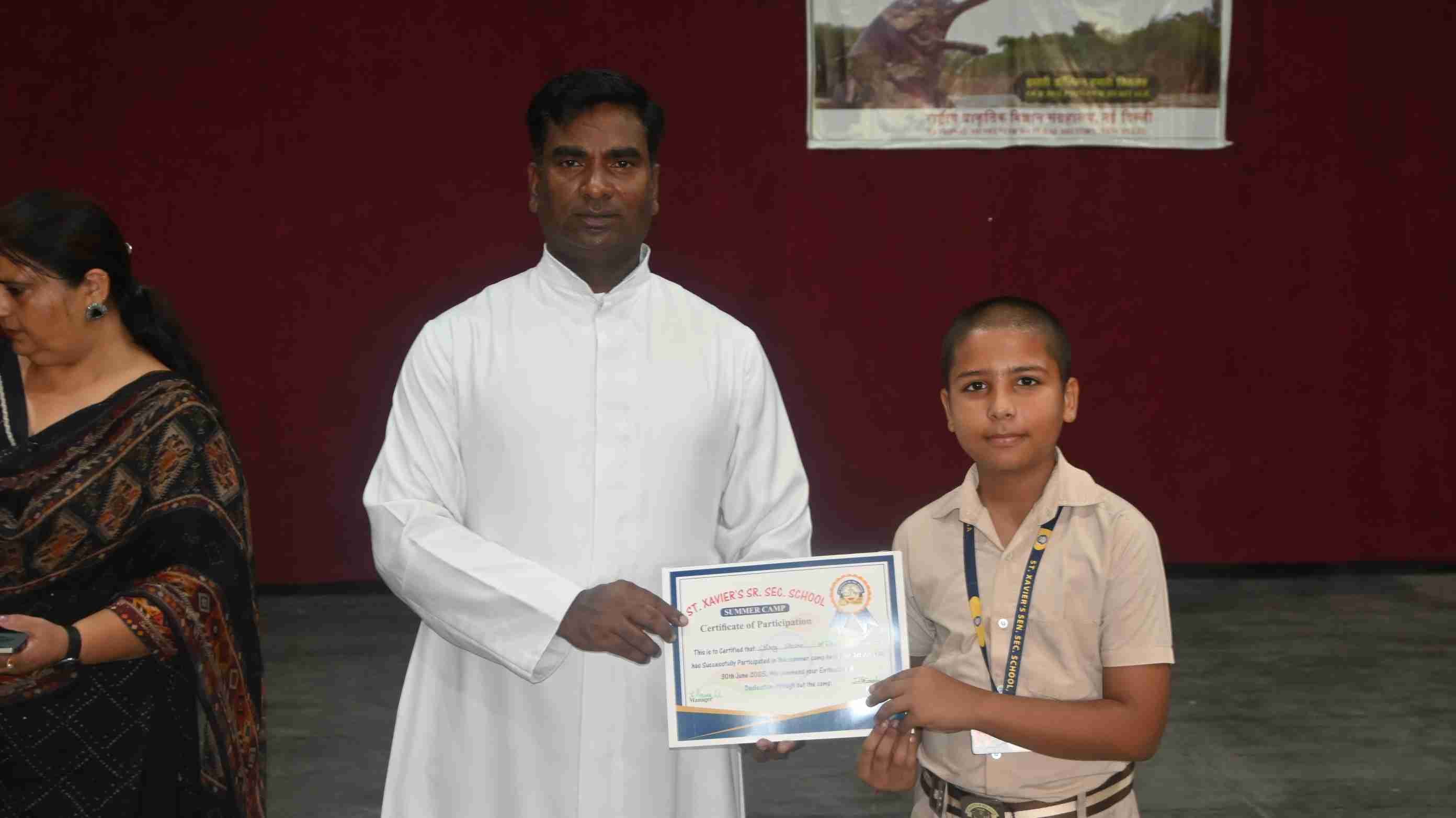 Felicitation of students  Attended one month sports summer camp-11