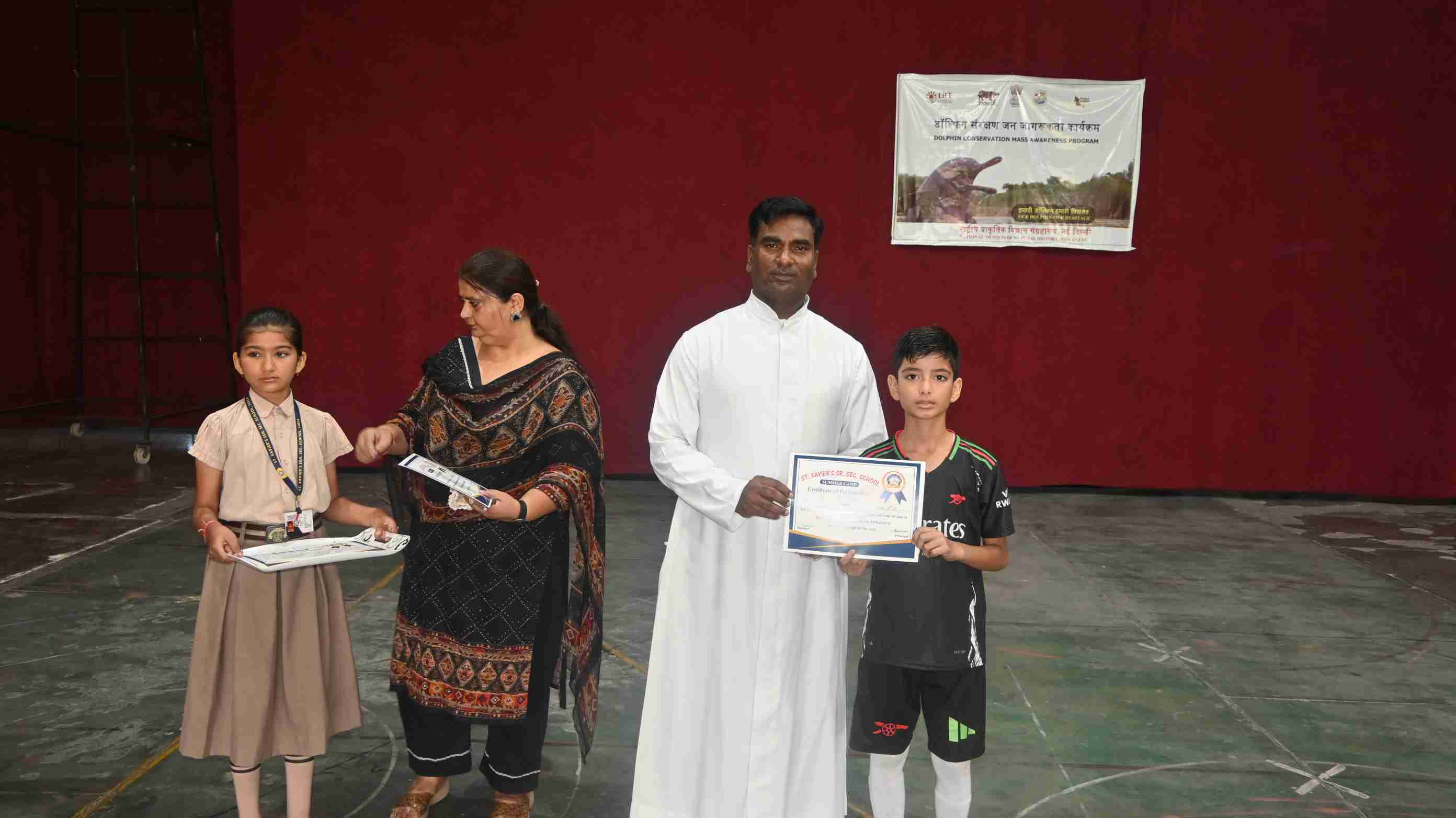 Felicitation of students  Attended one month sports summer camp-6