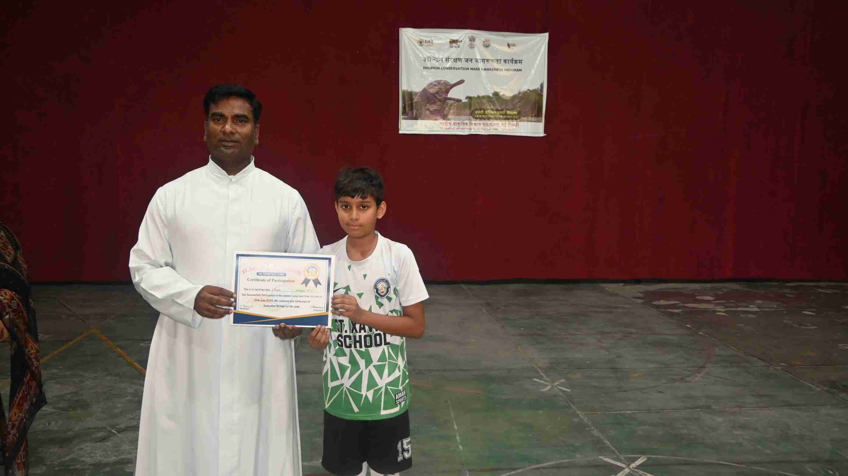 Felicitation of students  Attended one month sports summer camp-5
