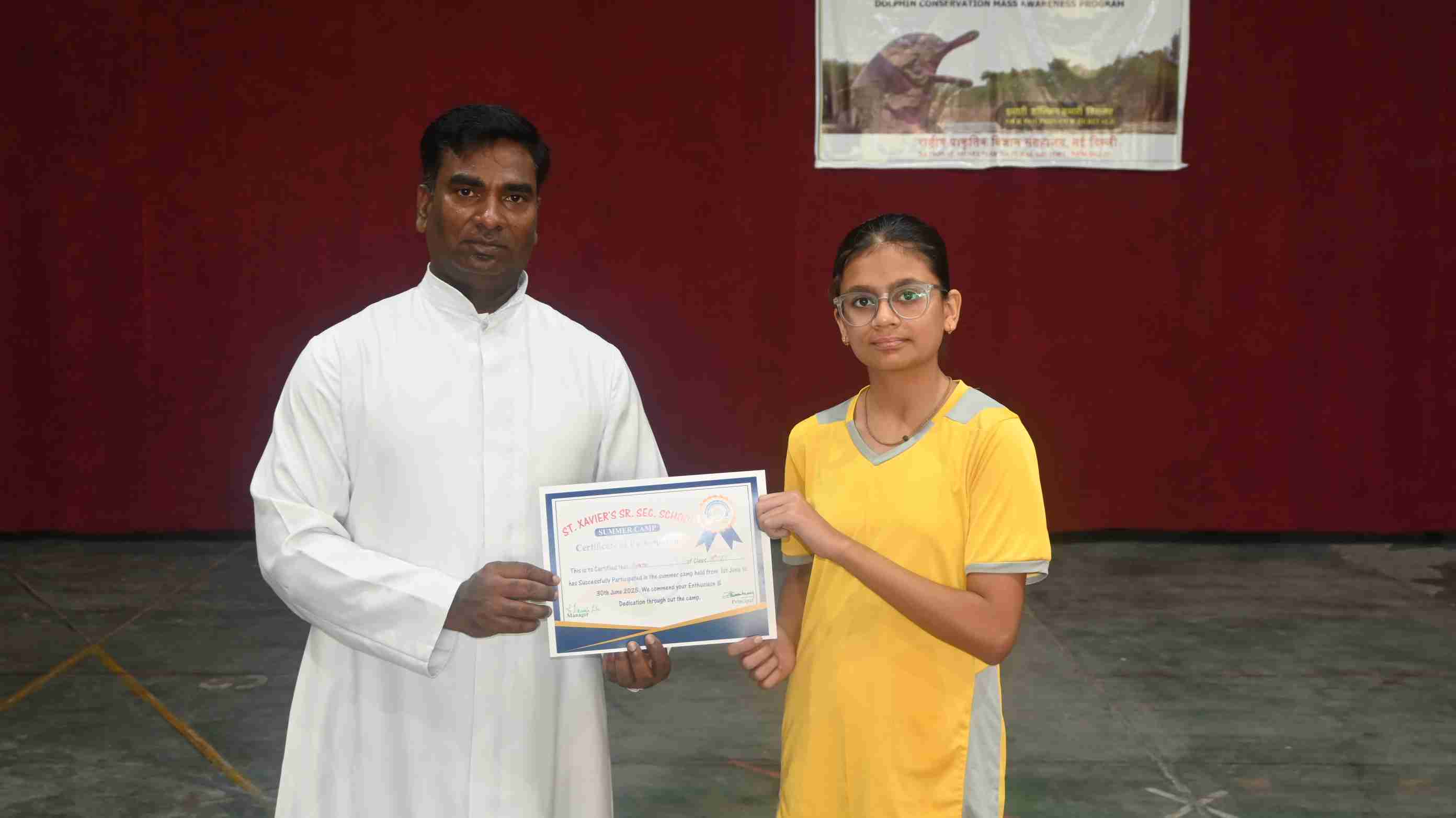 Felicitation of students  Attended one month sports summer camp-3