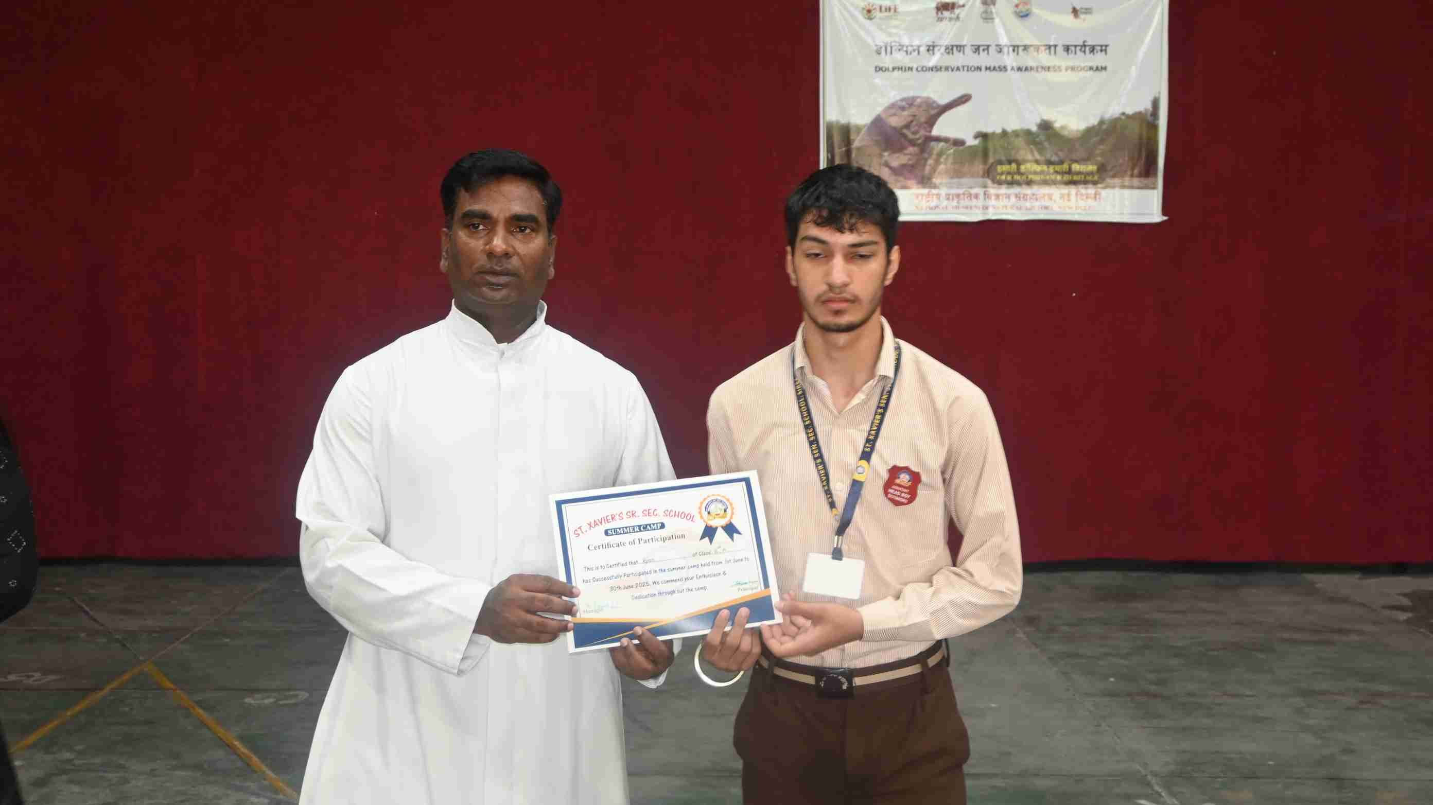 Felicitation of students  Attended one month sports summer camp-1