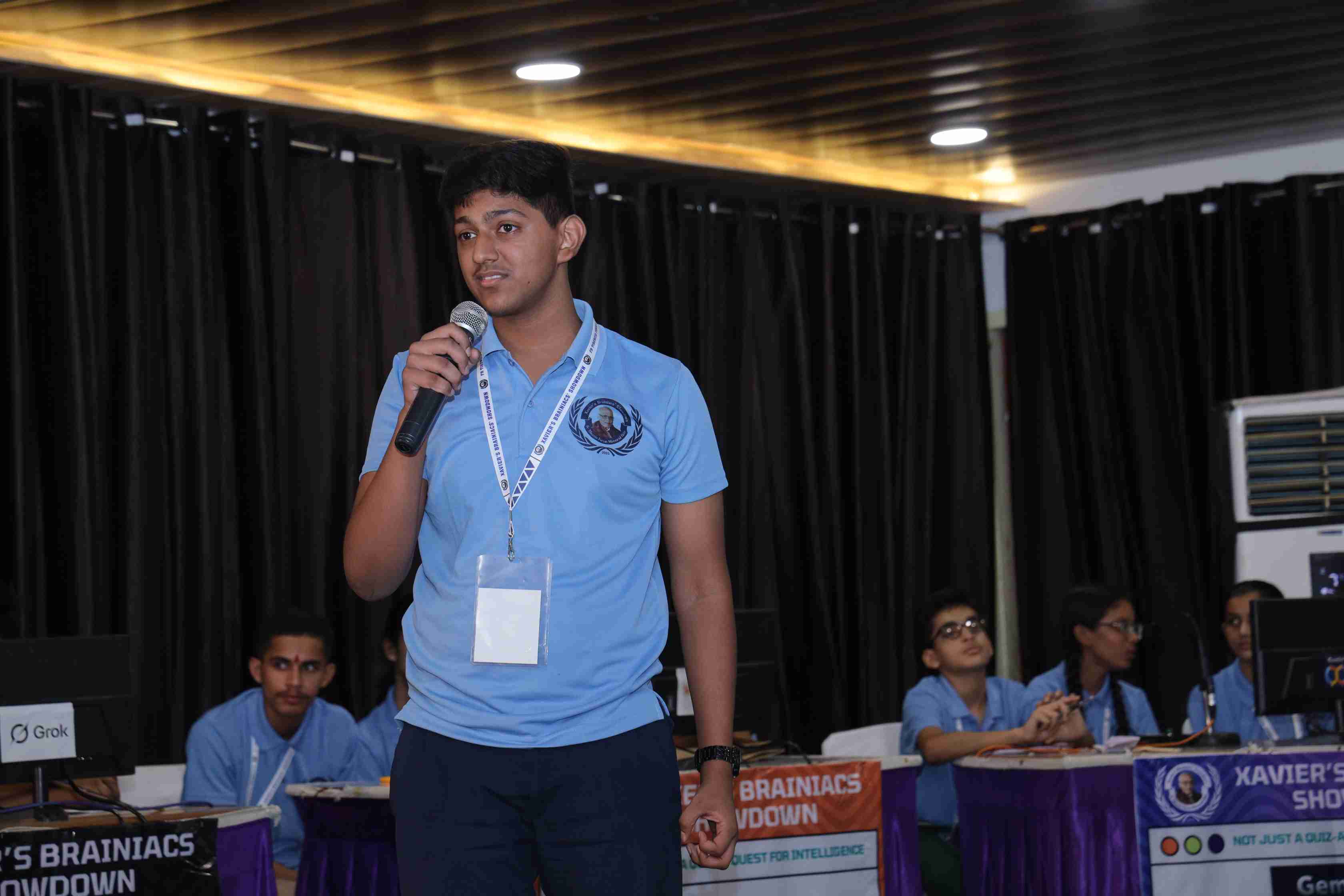 An exciting battle of wits, knowledge, and teamwork. brilliance of young minds. Inter school Quiz Competition.-1