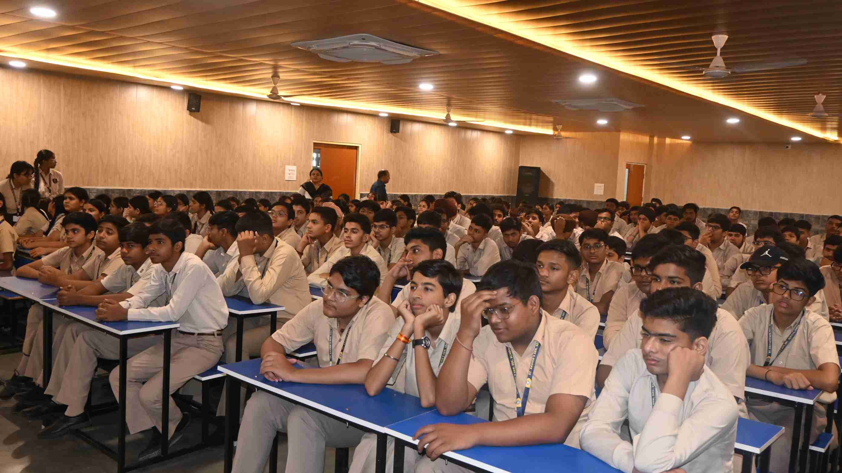 The seminar on personality development and communication skills, led by resource person Mr. Naresh Malik, a former manager at PNB and advocate practitioner, was a resounding success.-0