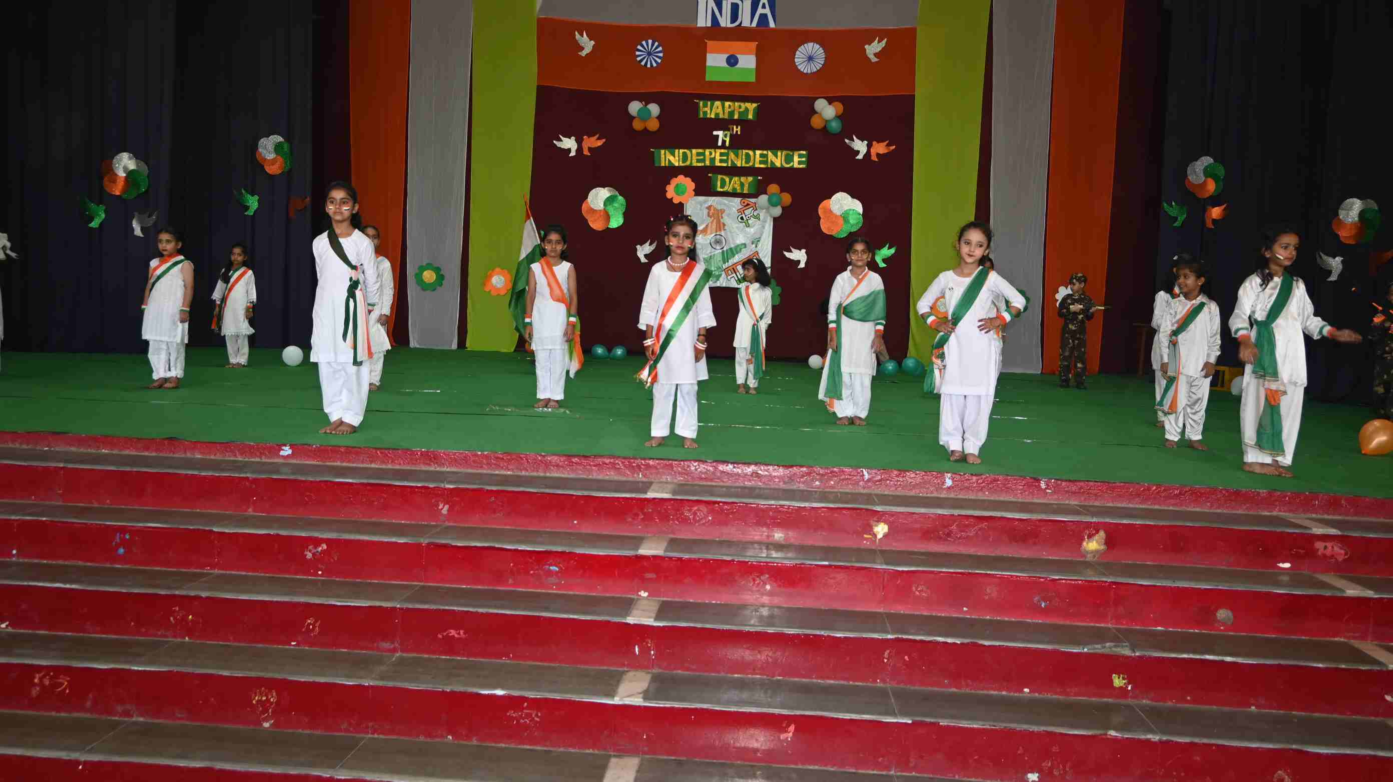 Independence Day Celebration for Class-Nursery to 3rd-10