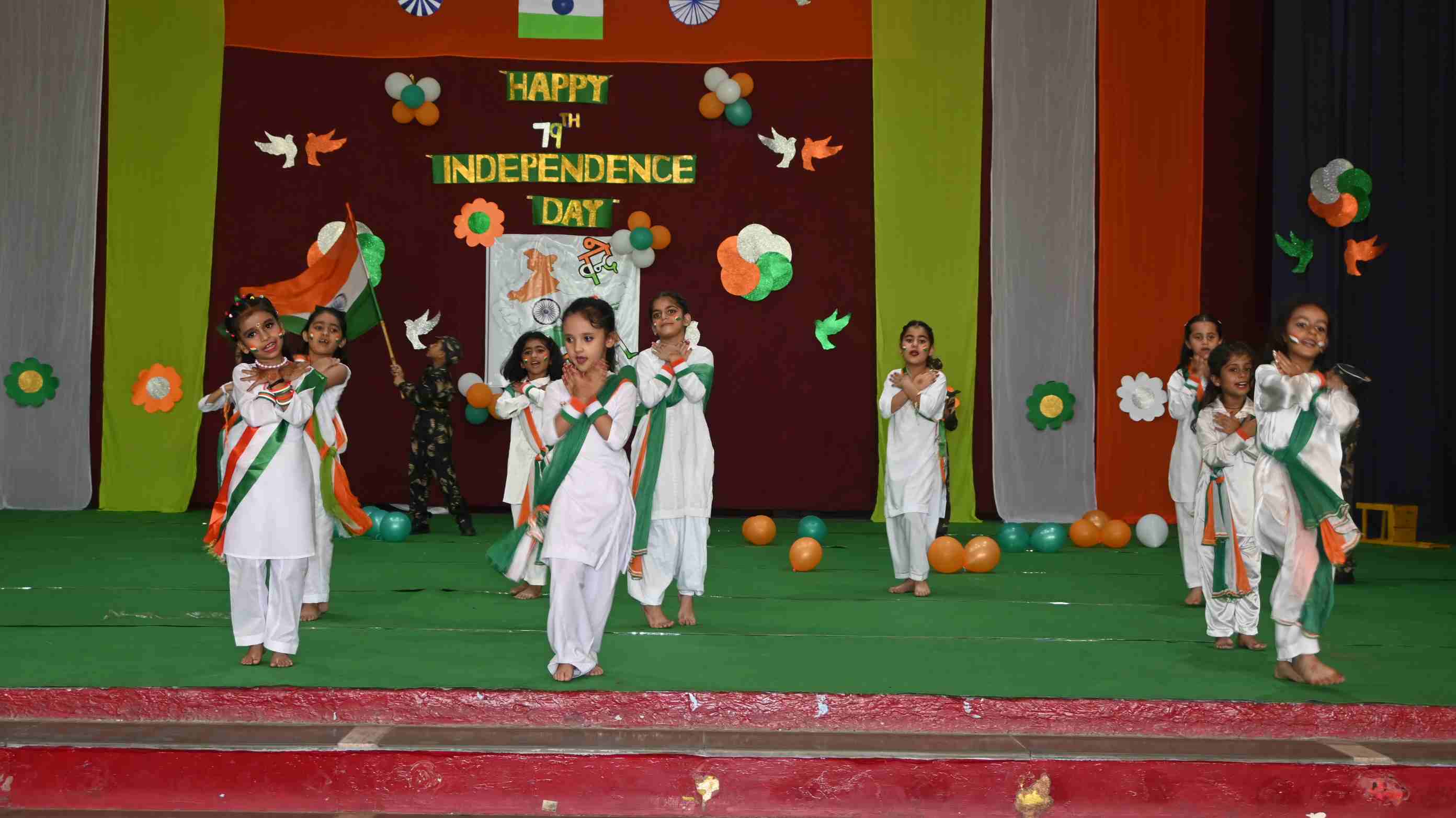 Independence Day Celebration for Class-Nursery to 3rd-9