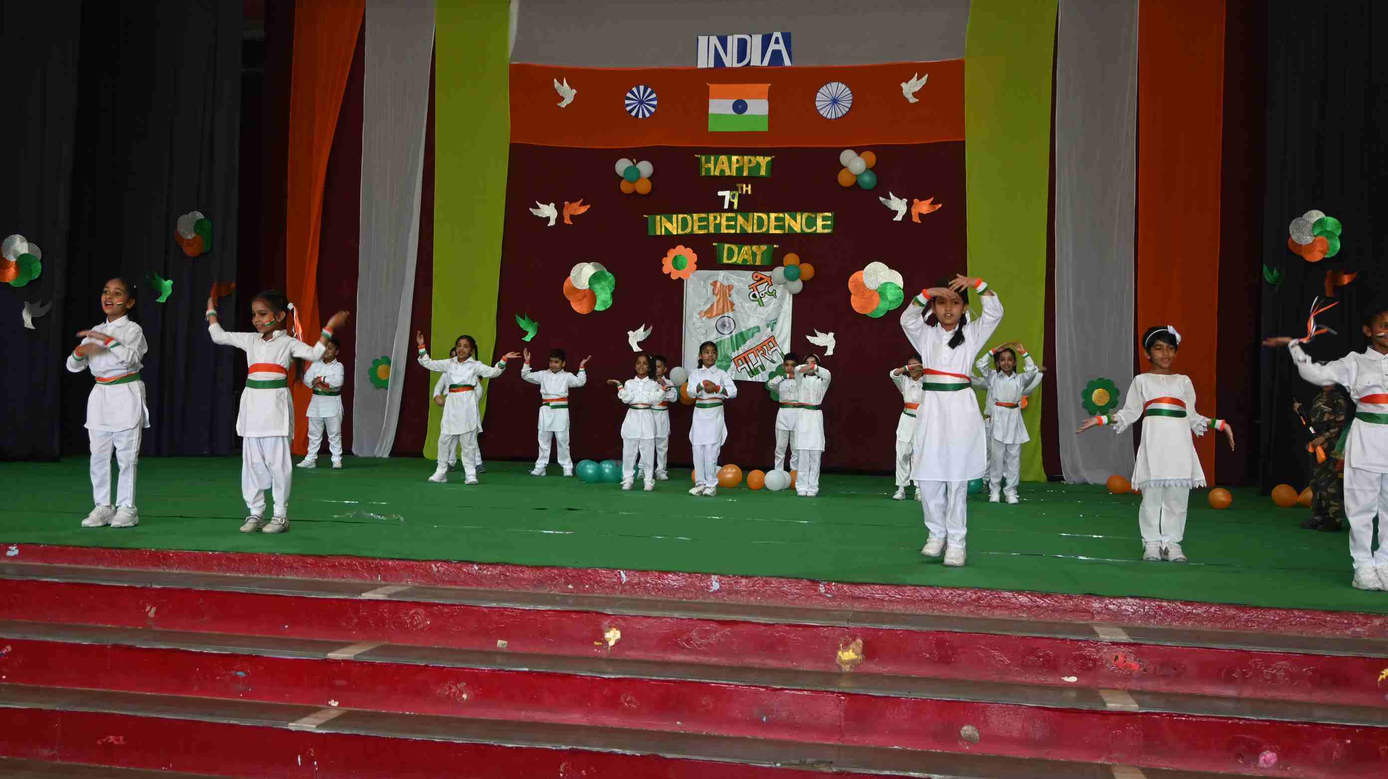 Independence Day Celebration for Class-Nursery to 3rd-7