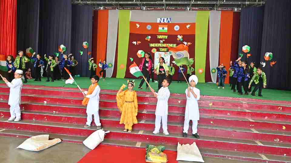 Independence Day Celebration for Class-Nursery to 3rd-5