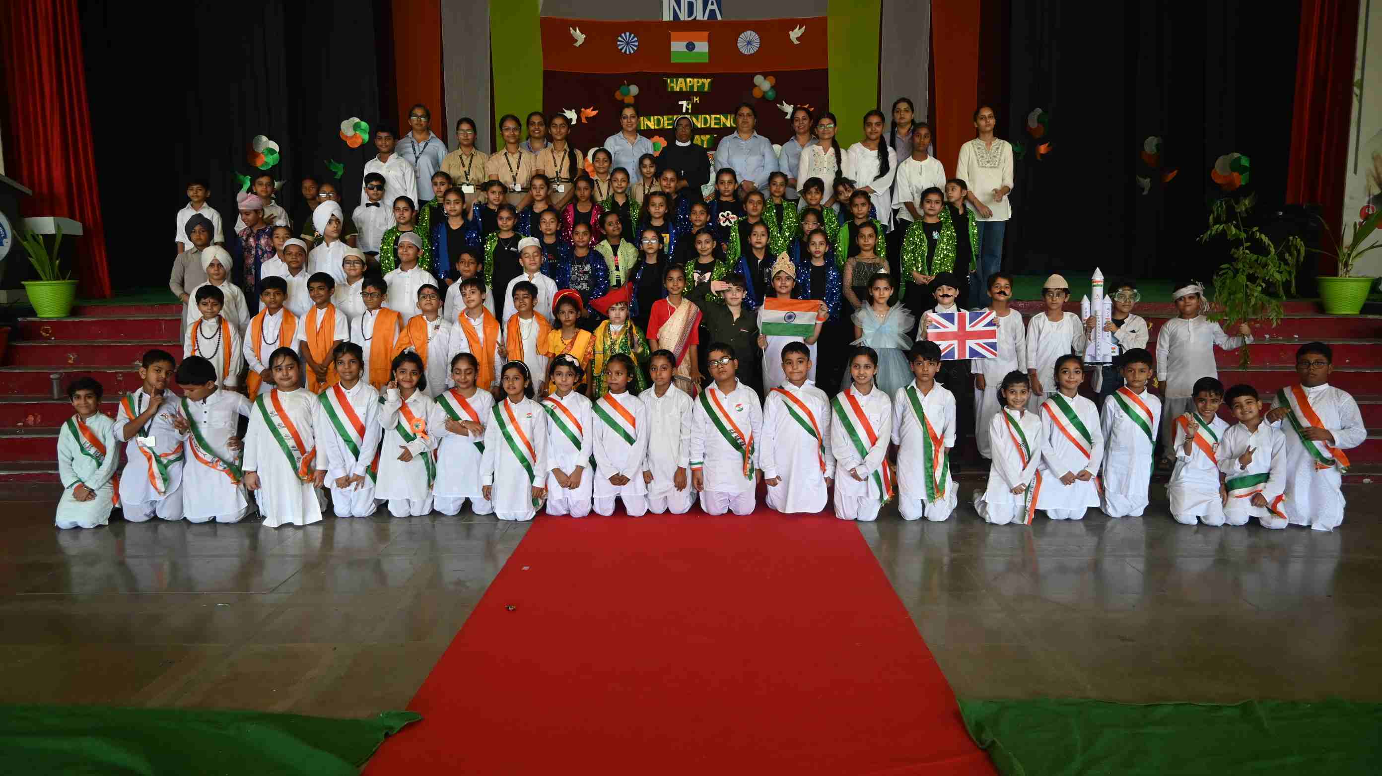 Independence Day Celebration for Class-Nursery to 3rd-3