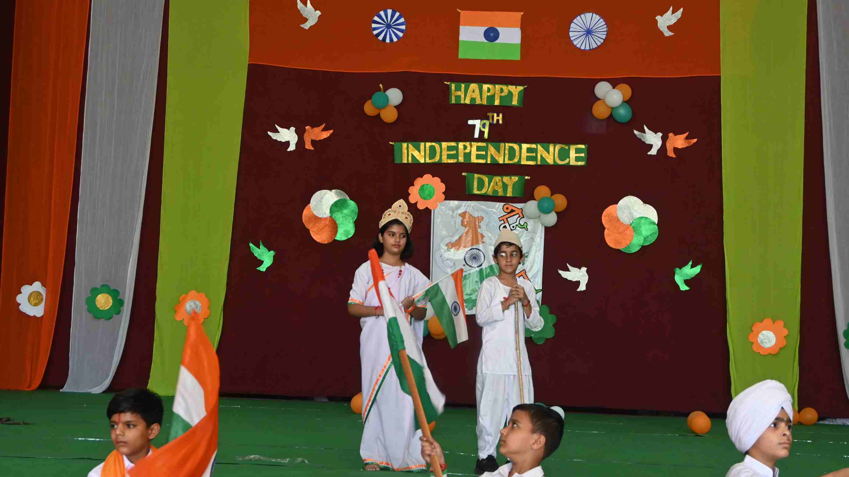 Independence Day Celebration for Class-Nursery to 3rd-2