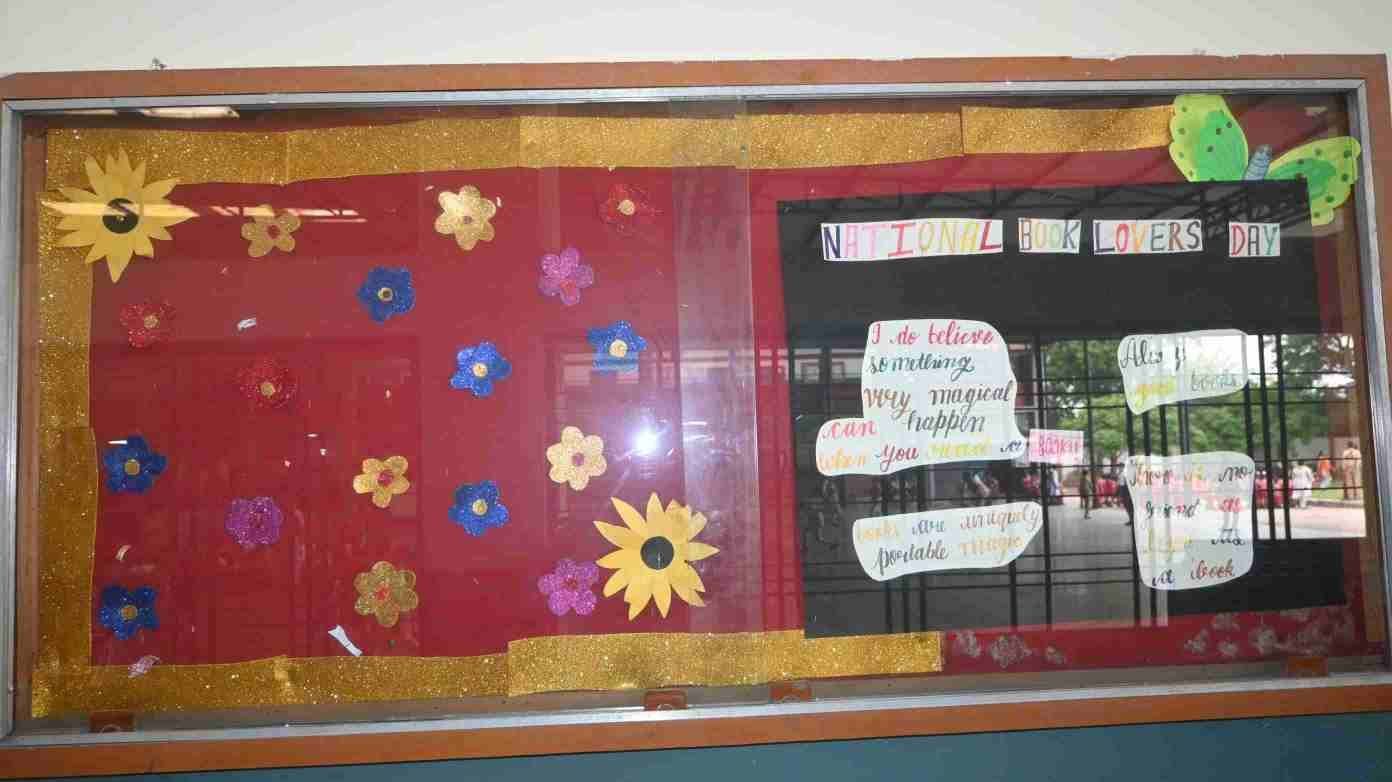 Wall Board Activity On National Book Lovers Day Celebration-2