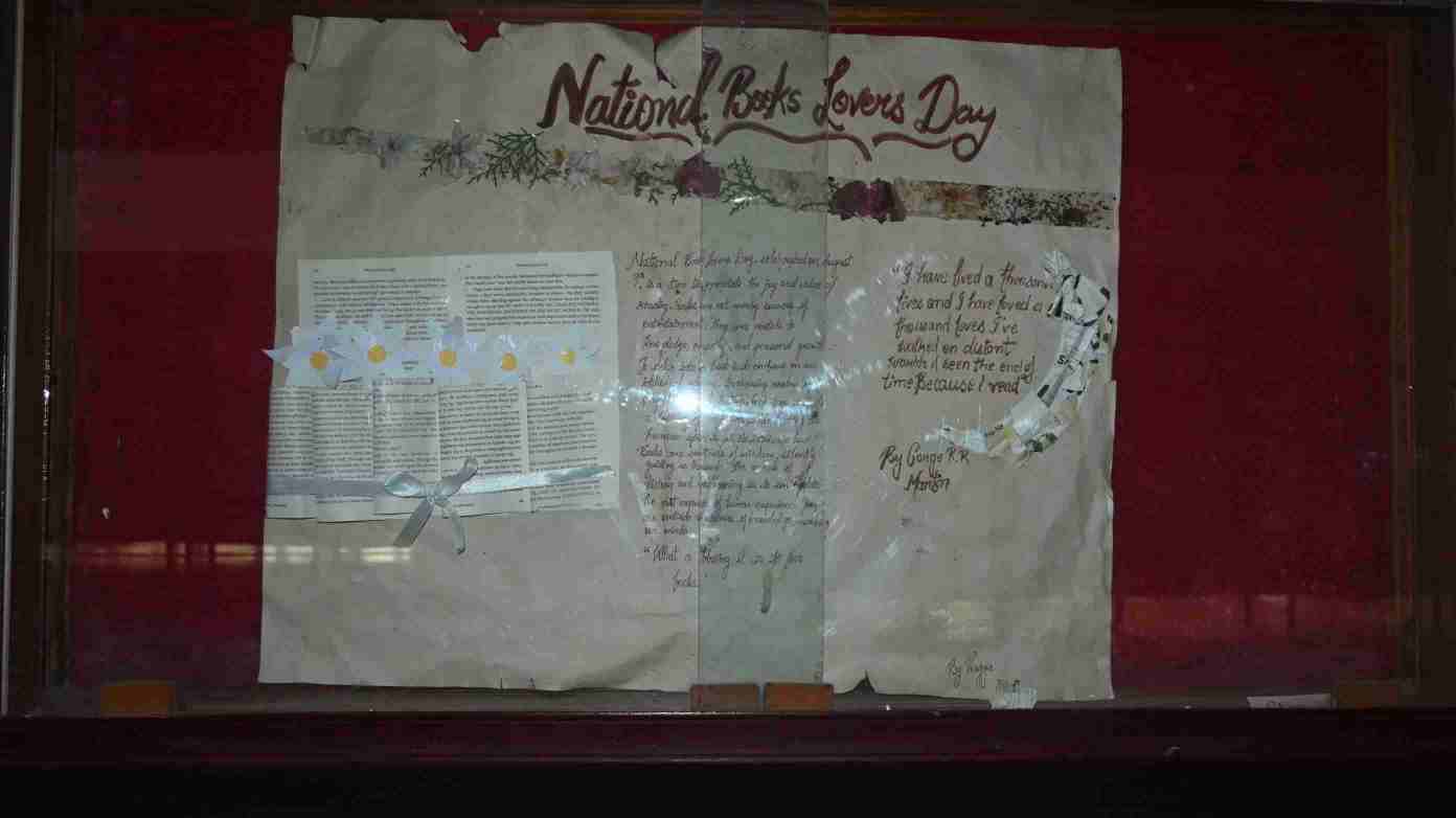 Wall Board Activity On National Book Lovers Day Celebration-0